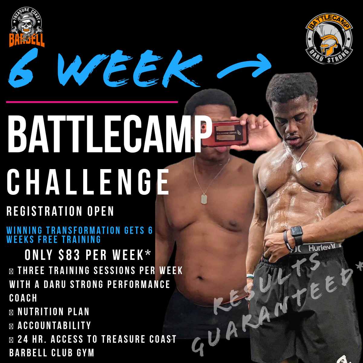 Transform you body, transform your life.